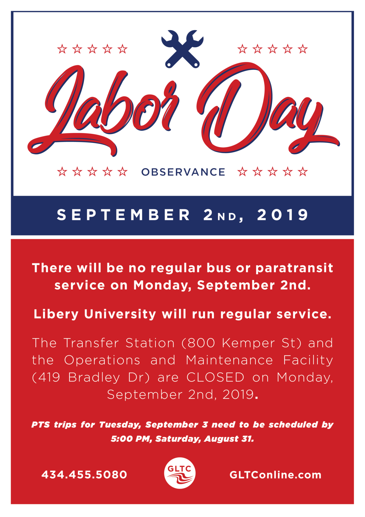 Labor Day 2019 GLTC
